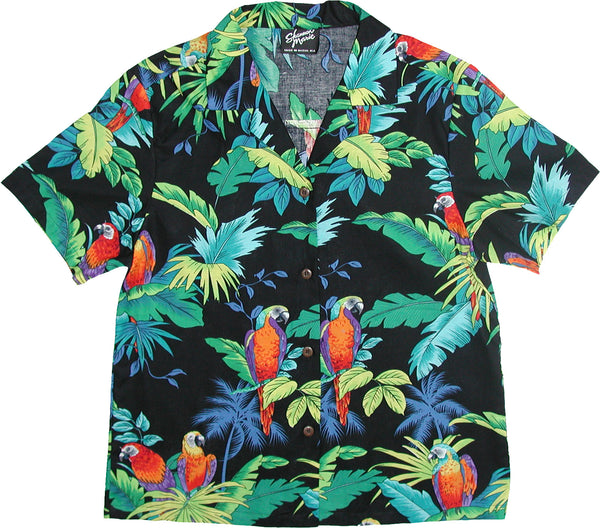 Jungle Parrot Women's Hawaiian Camp Shirt